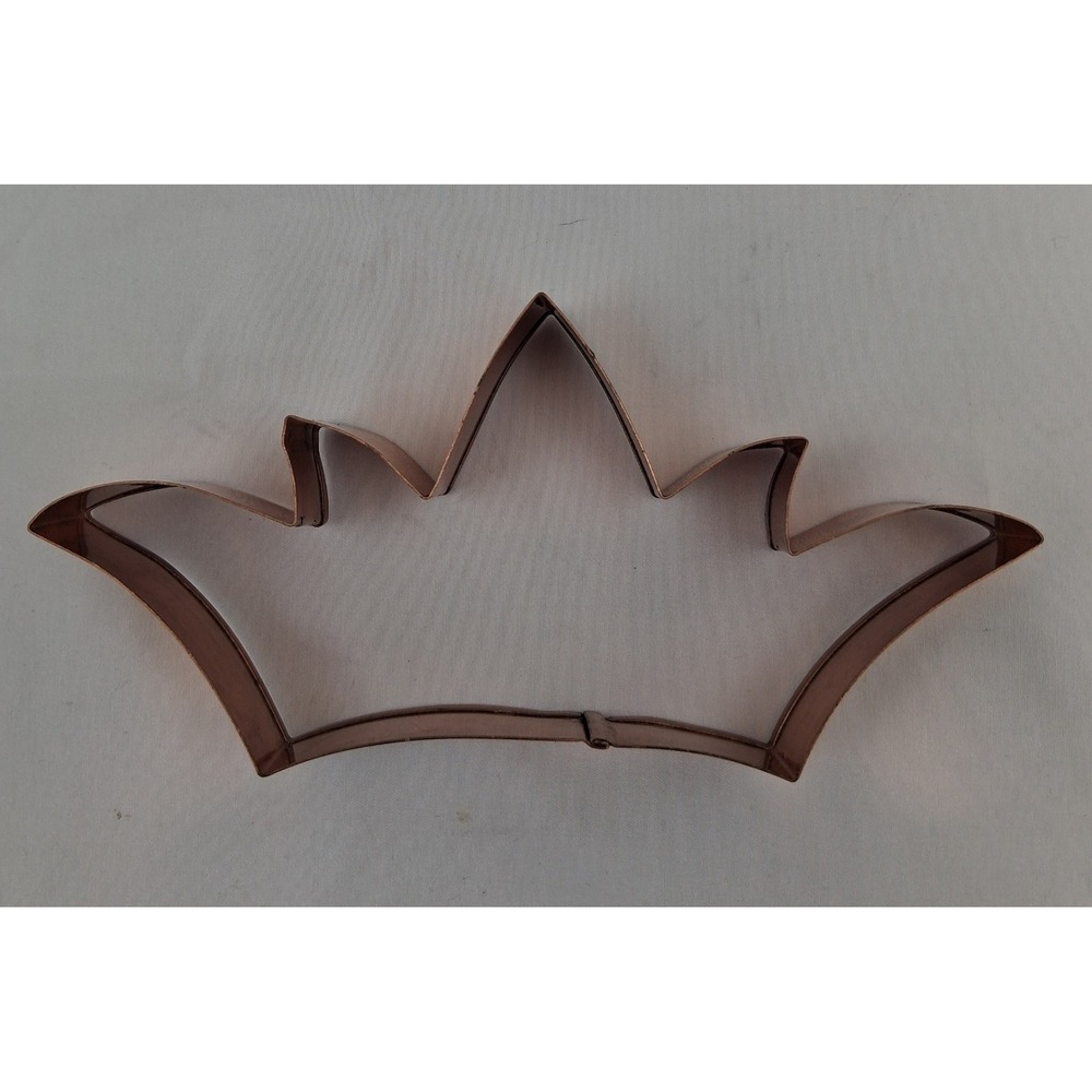Crown Tiara Cookie Cutter Old River Road Copper Large Princess Royal Theme 7x3in
